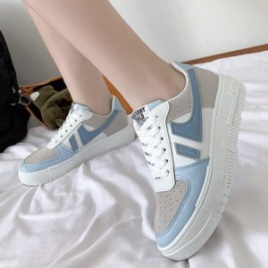 Giày Thể Thao Màu Trắng Phong Cách ulzzang Thời Trang Mùa Xuân